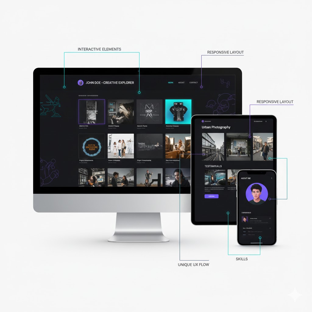 Portfolio website projekt